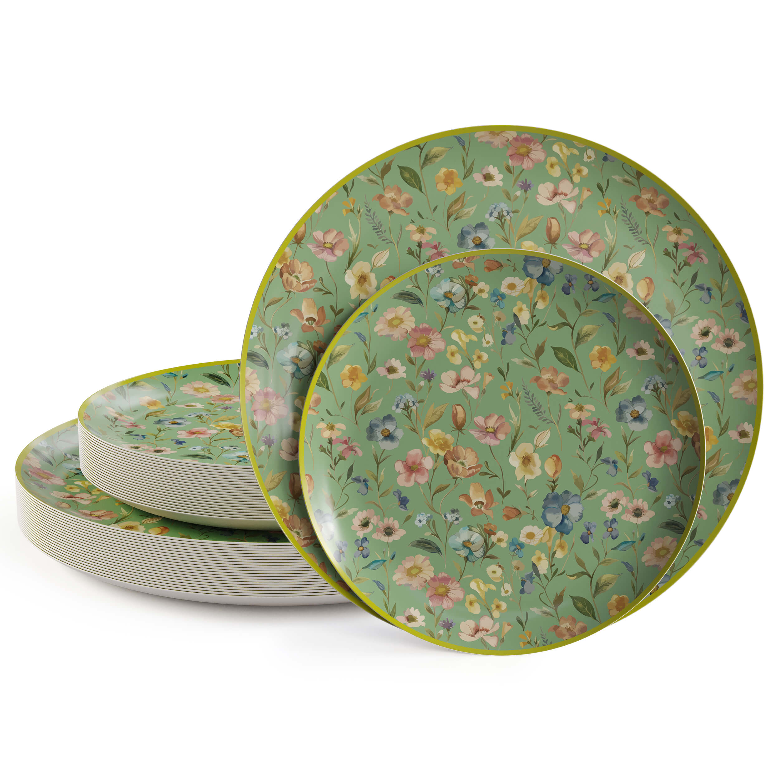 Sample Pack - Earthtrends Assorted Plates - 1 Large, 1 Small Each