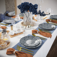 10 In. Garden Damask Design Plastic Plates | 40 Count