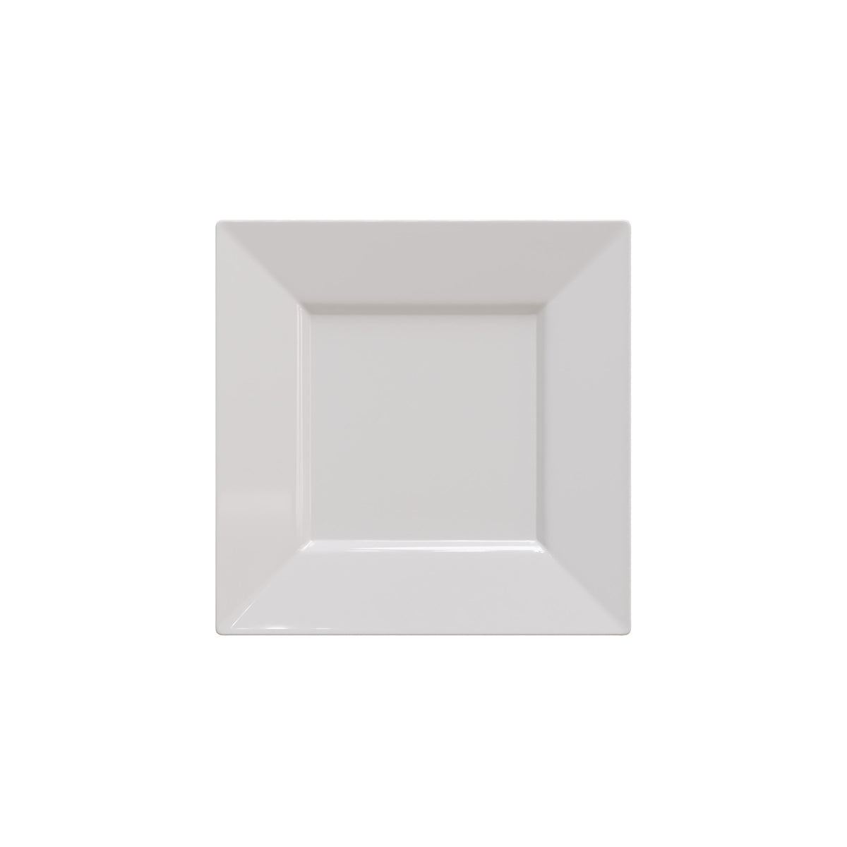 6.5 In. White Square Plates | 40 Count