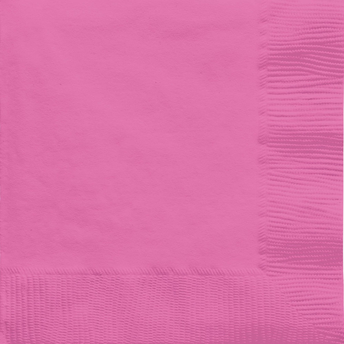 Go Brightly Pink Luncheon Napkins - 32 Count - Case of 12