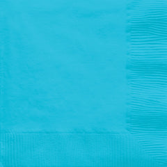 Caribbean Blue Luncheon Napkins - 32 Count - Pack of 6