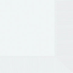 Elegant Frosty White Dinner Napkins, 40-ct - Pack of 3