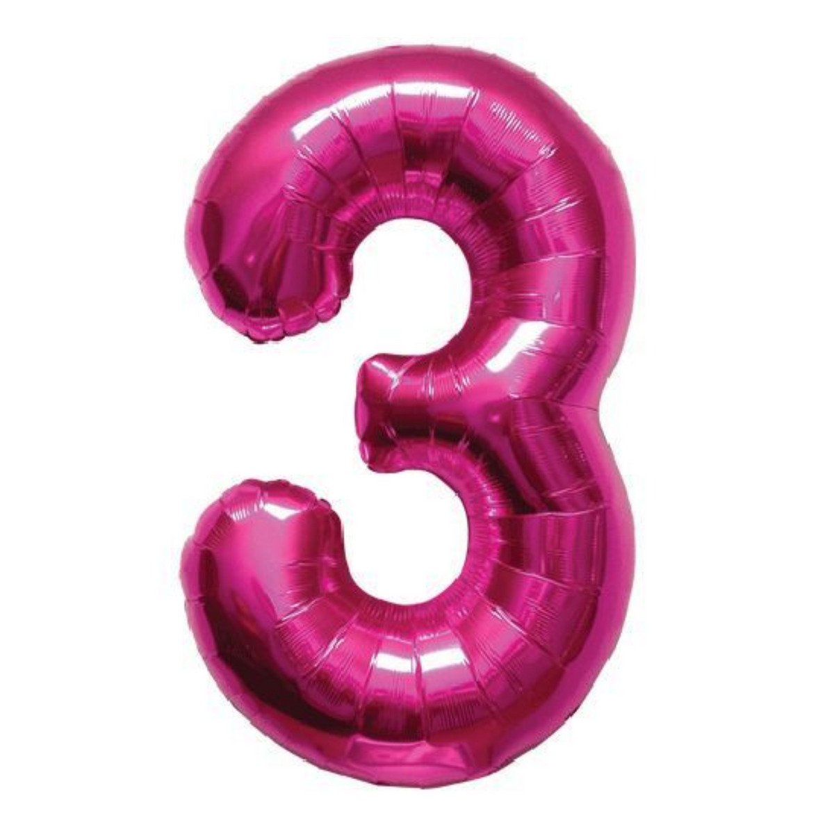 34 In. Mylar Pink Number 3