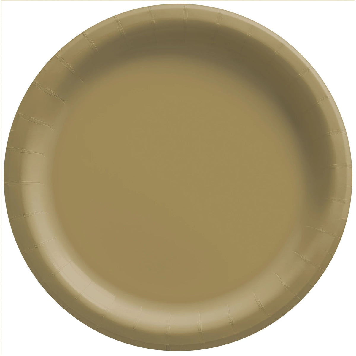 Elegant Gold 6.75-inch Round Paper Plates - 16ct, 16-ct - Pack of 6