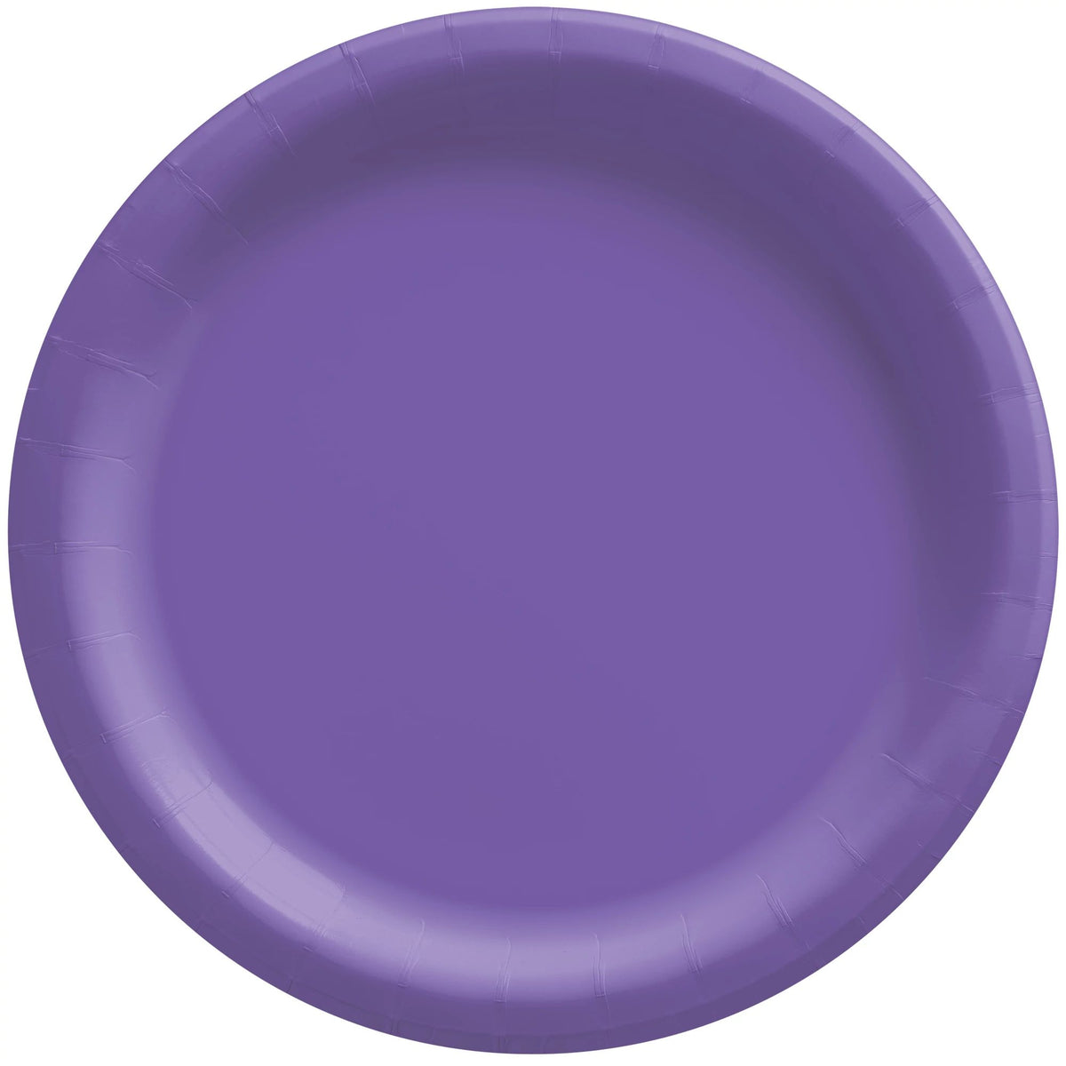 Vibrant Purple 6.75-inch Round Paper Plates, 20-ct - Pack of 3