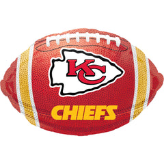 18-Inch Kansas City Football Foil Balloon - Case of 100