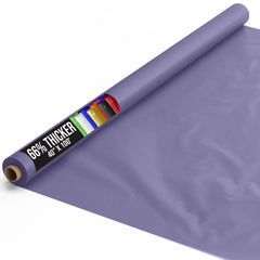 40 In. x 100 Ft. Premium Lavender Plastic Table Roll | 6 Pack