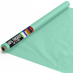 40 In. x 100 Ft. Premium Mint Plastic Table Roll | 6 Pack