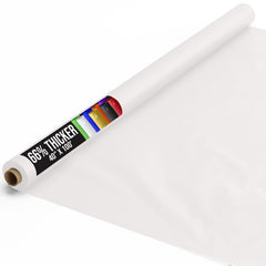 40 In. x 100 Ft. Premium White Plastic Table Roll | 6 Pack