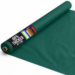 40 In. x 300 Ft. Premium Dark Green Plastic Table Roll | 4 Pack
