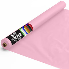 40 In. x 300 Ft. Premium Pink Plastic Table Roll | 4 Pack