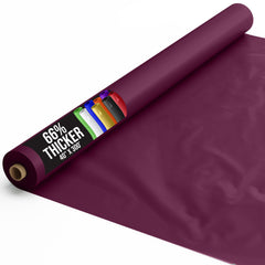 40 In. x 300 Ft. Premium Plum Plastic Table Roll | 4 Pack