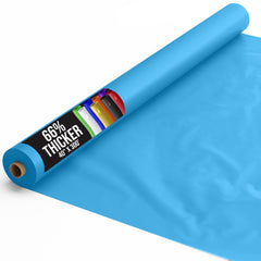40 In. x 300 Ft. Premium Turquoise Plastic Table Roll | 4 Pack