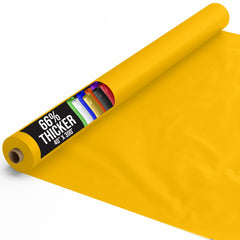 40 In. x 300 Ft. Premium Yellow Plastic Table Roll | 4 Pack