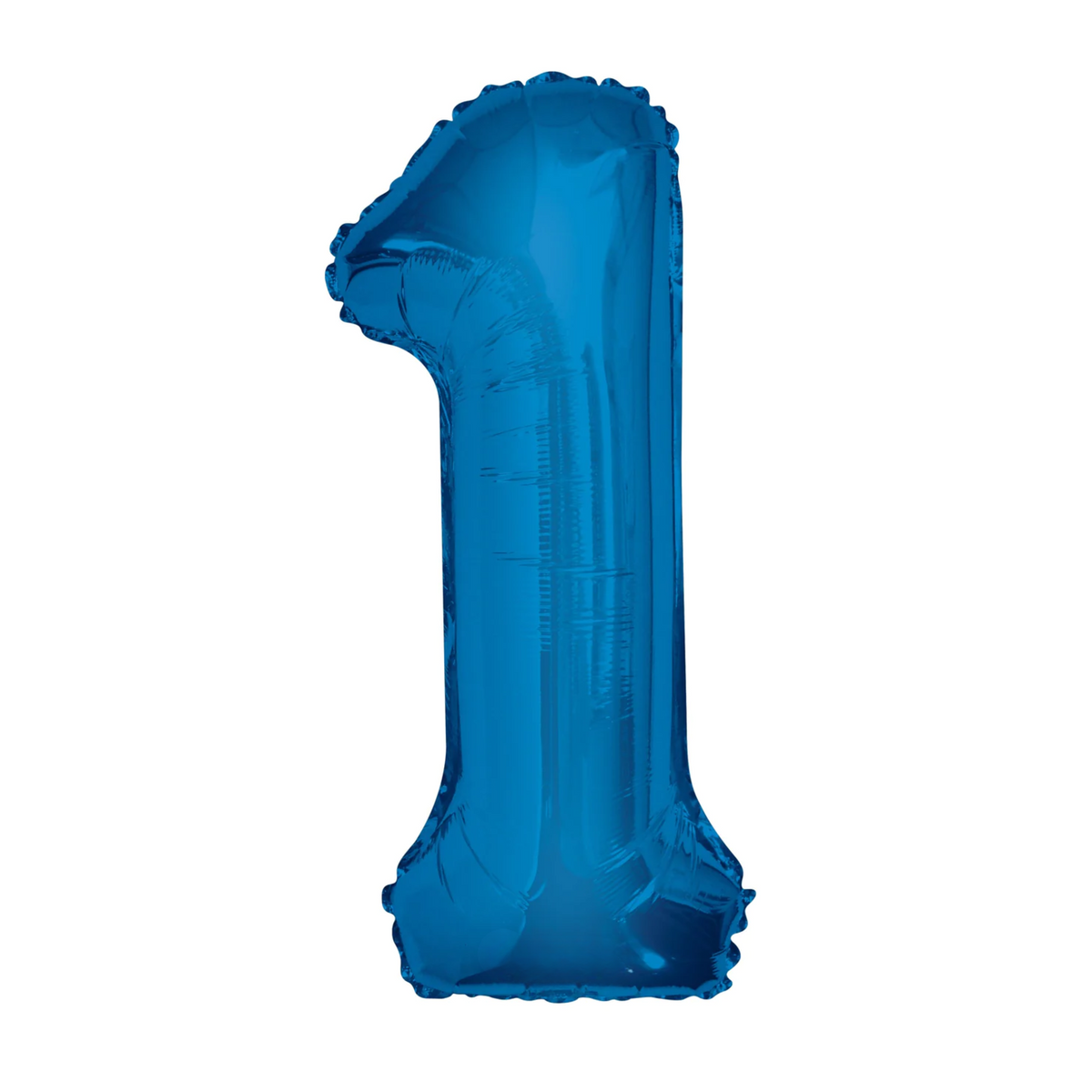 34 In. Mylar Blue Number 1