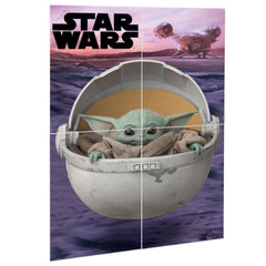 Star Wars Mandalorian Baby Yoda Scene Setter, 65-inch, 4-pk - Pack of 12