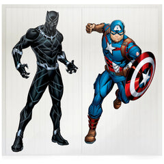 Disney Marvel Avengers Scene Setter, Black/Blue/Red, 14.5-inch, 2-pk - Case of 45