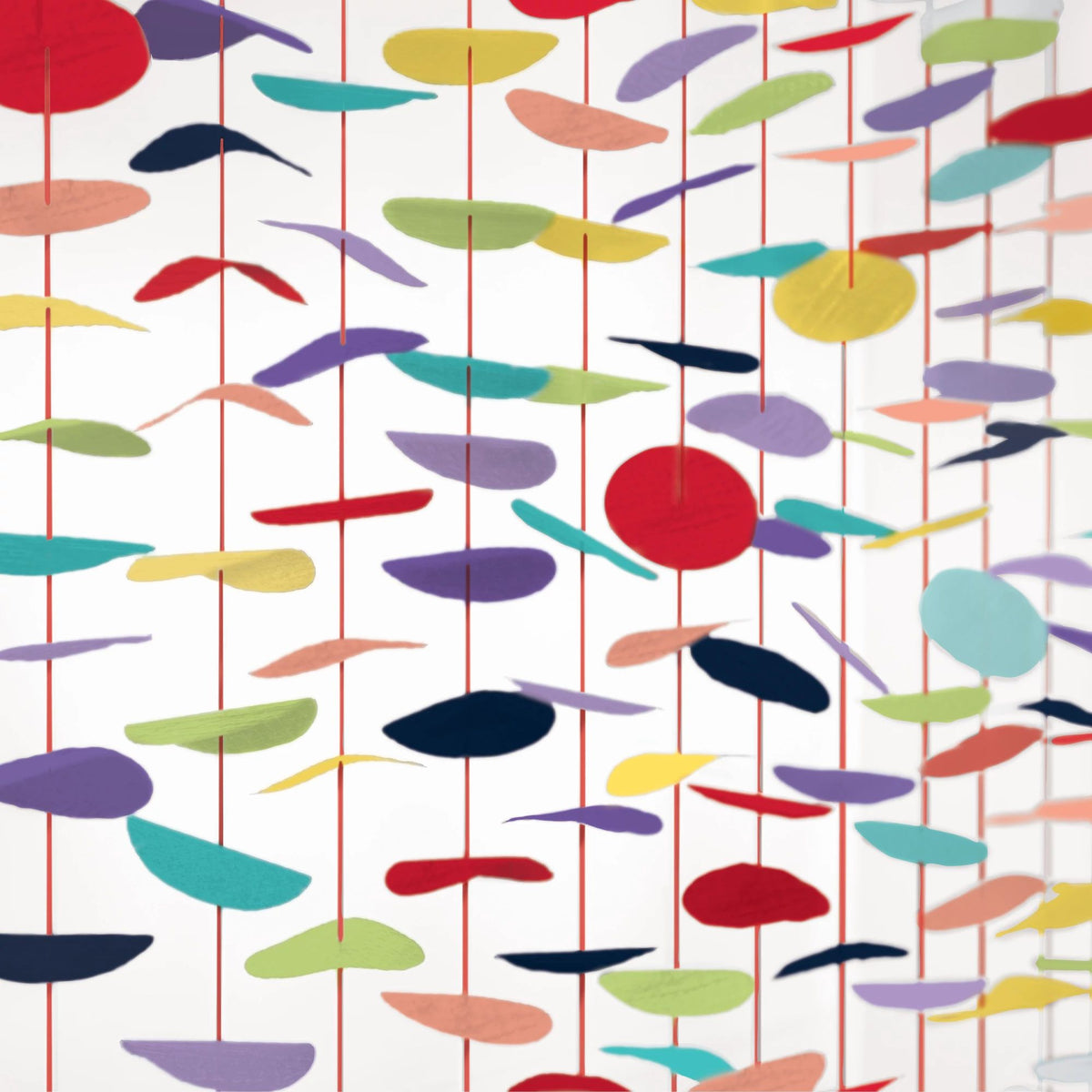 Vibrant Rainbow Circle Backdrop Decoration - Case of 12