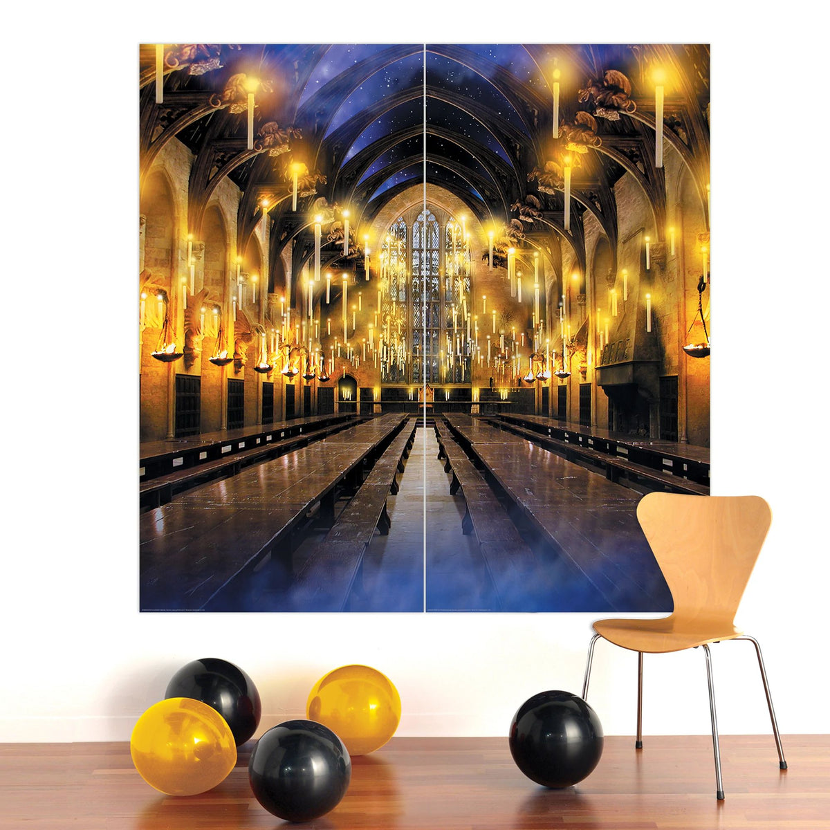 Enchanting Harry Potter Great Hall Scene Setter Kit - Pack of 6