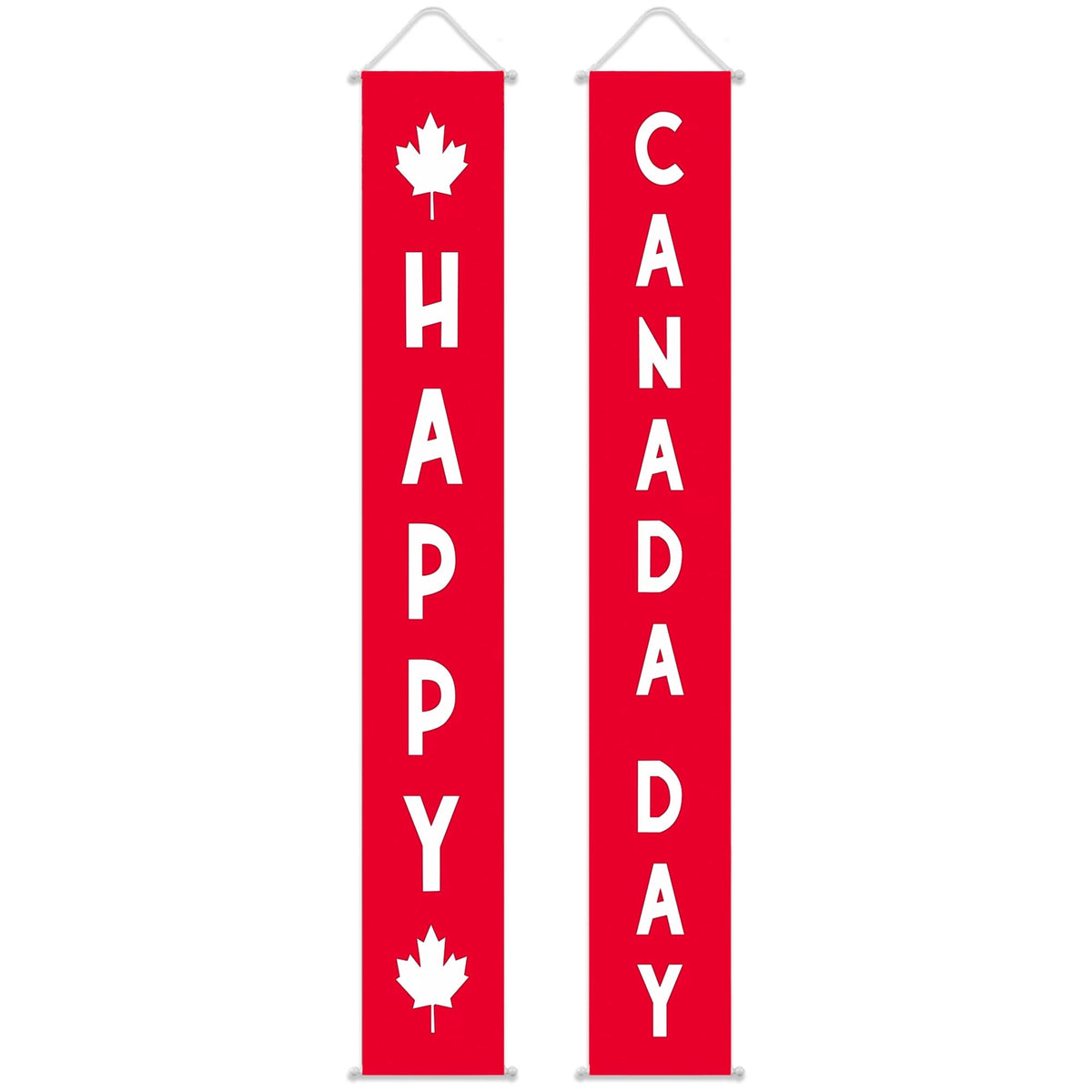Canada Day Hanging Wall & Door Banner, Red, 18 inch, 2-ct - Pack of 3