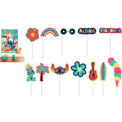 Stitch Scene Setter with Photo Booth Props Kit - Case of 24