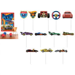 Hot Wheels Scene Setter Kit for Kids Birthday Party - Case of 24