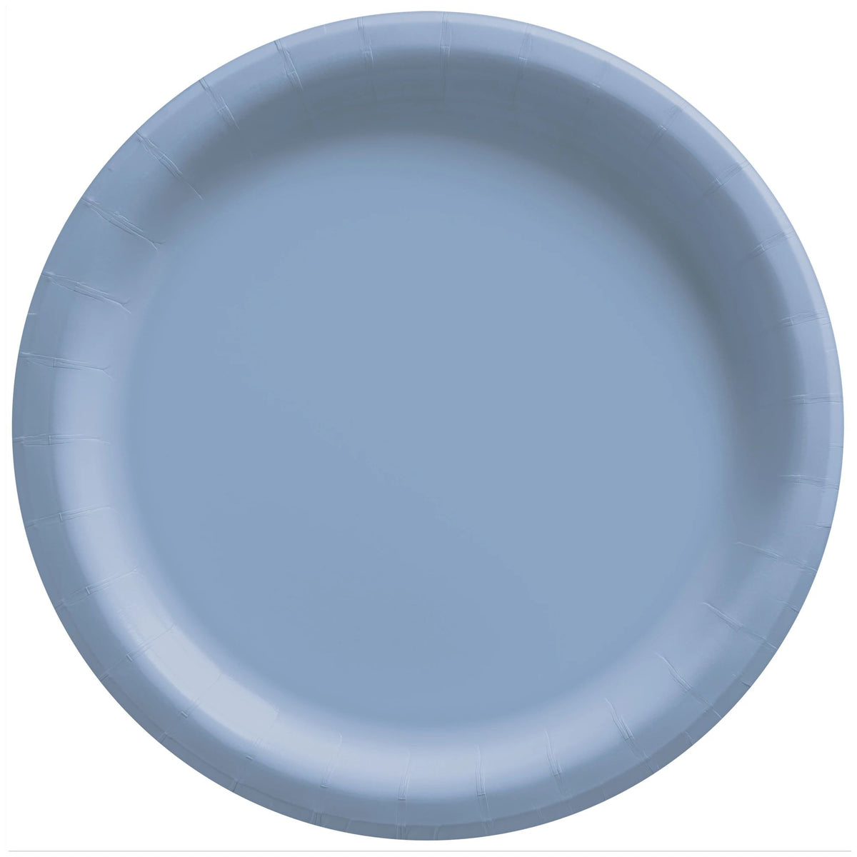 10-inch Round Pastel Blue Paper Plates, 20-ct - Pack of 3