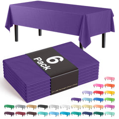 Premium Purple Table Cover | 6 Pack