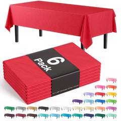 Premium Red Table Cover | 6 Pack