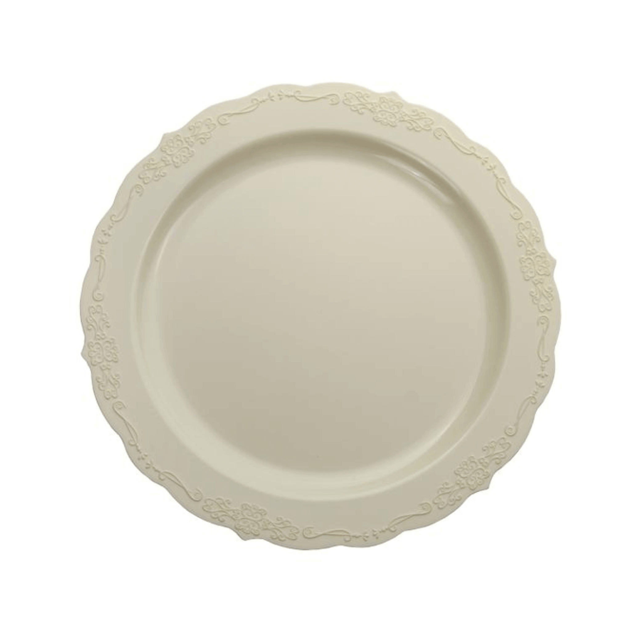 240 Piece Cream Victorian Combo Set | Serves 40 Guests