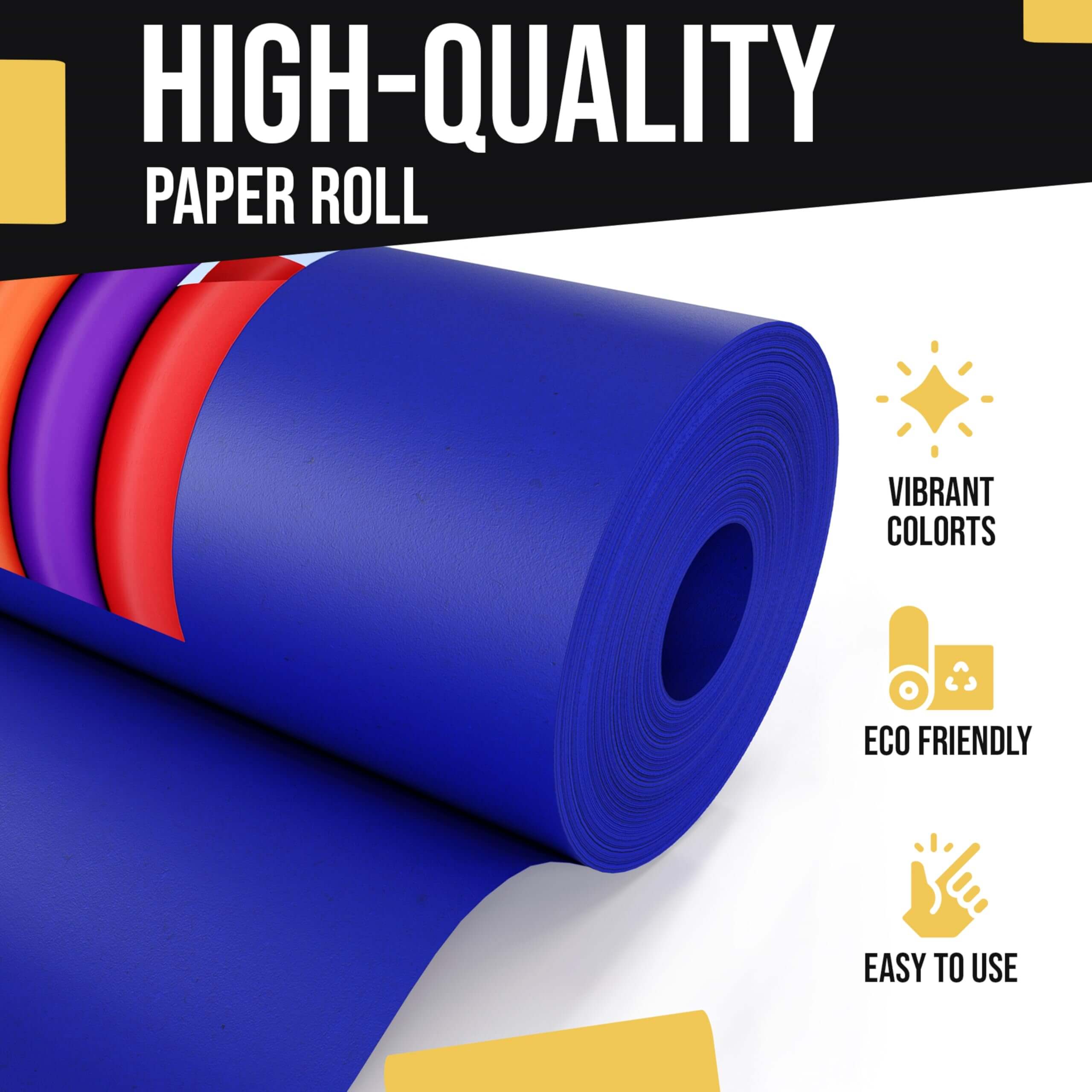 36 In. x 110 Ft. Dark Blue Kraft Paper Roll