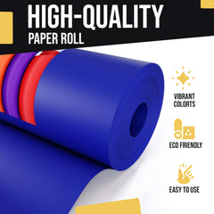 36 In. x 110 Ft. Dark Blue Kraft Paper Roll