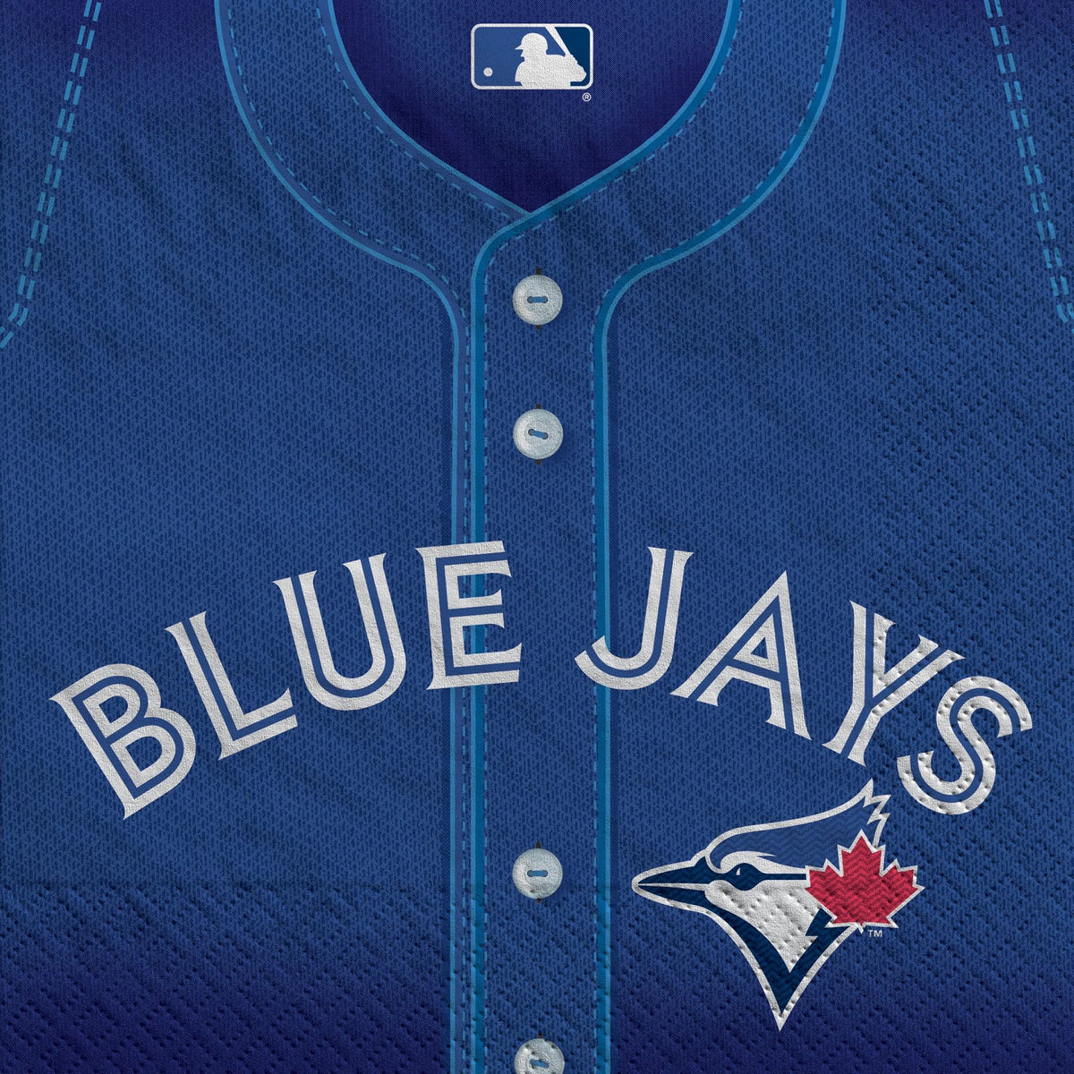Toronto Blue Jays Lunch Napkins, 6.5 inch, 36-ct, 2-ply - Pack of 12