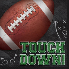 Touchdown Football Luncheon Napkins, 125-ct - Case of 6