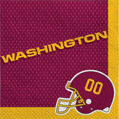 Washington Commanders NFL Luncheon Napkins, 36-ct - Pack of 6