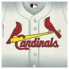 St. Louis Cardinals MLB Luncheon Napkins, 36-ct - Pack of 12