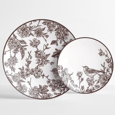 Rustik Essentials Set | Dinner & Salad Plates | Serves 120