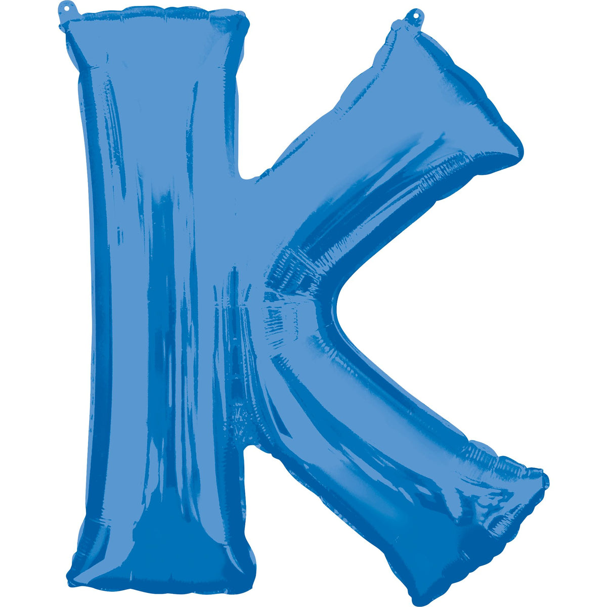 Royal Blue Foil Super Shape Letter K Balloon - Pack of 5