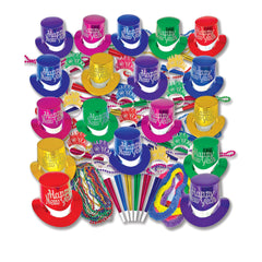 Multi-Color New Year's Party Kit for 200