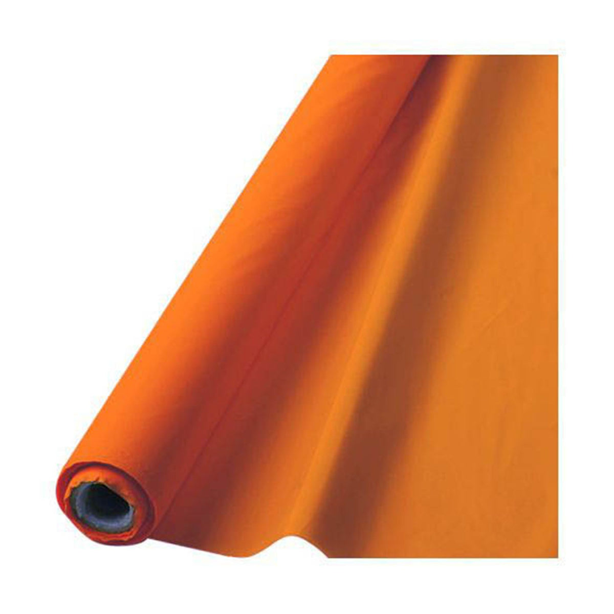 Orange Plastic Table Cover Roll, 40 inch x 100 foot - Case of 6