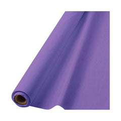 Purple Plastic Table Cover Roll, 40 inch x 100 foot - Case of 6