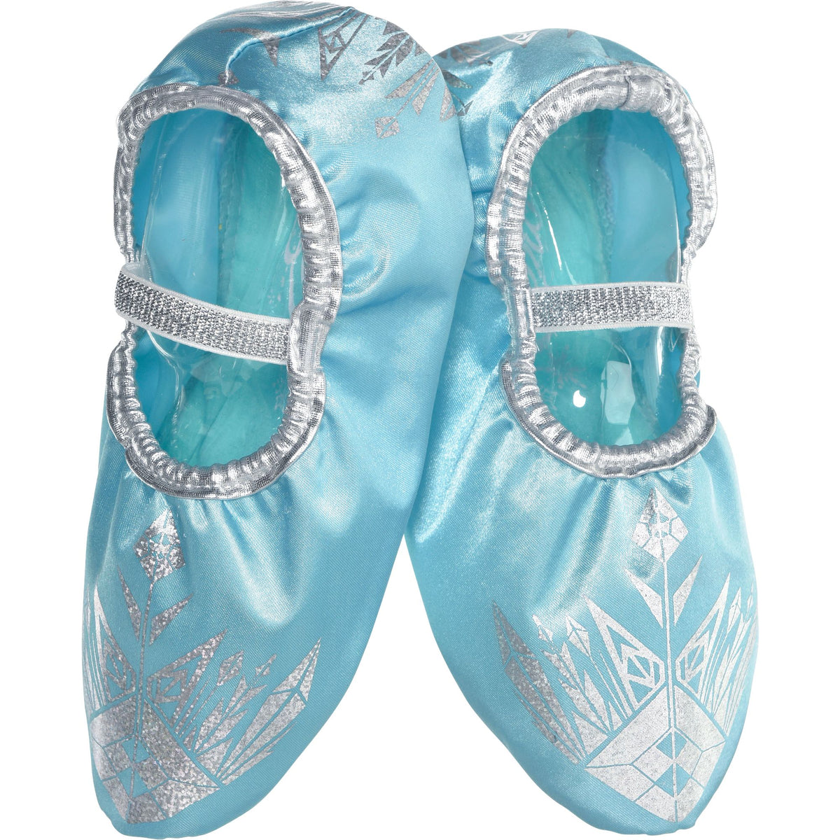 Disney Frozen Elsa Slipper Shoes, Kids, Blue/Silver, 7-inch - Pack of 3