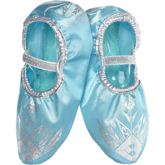 Disney Frozen Elsa Slipper Shoes, Kids, Blue/Silver, 7-inch - Pack of 3