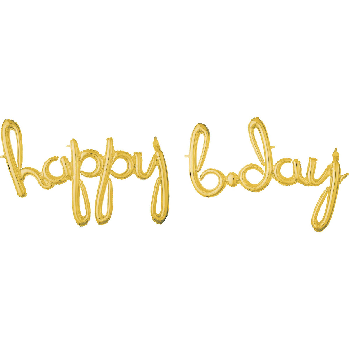 Pastel Confetti Metallic Foil Birthday Balloon Banner - Pack of 3