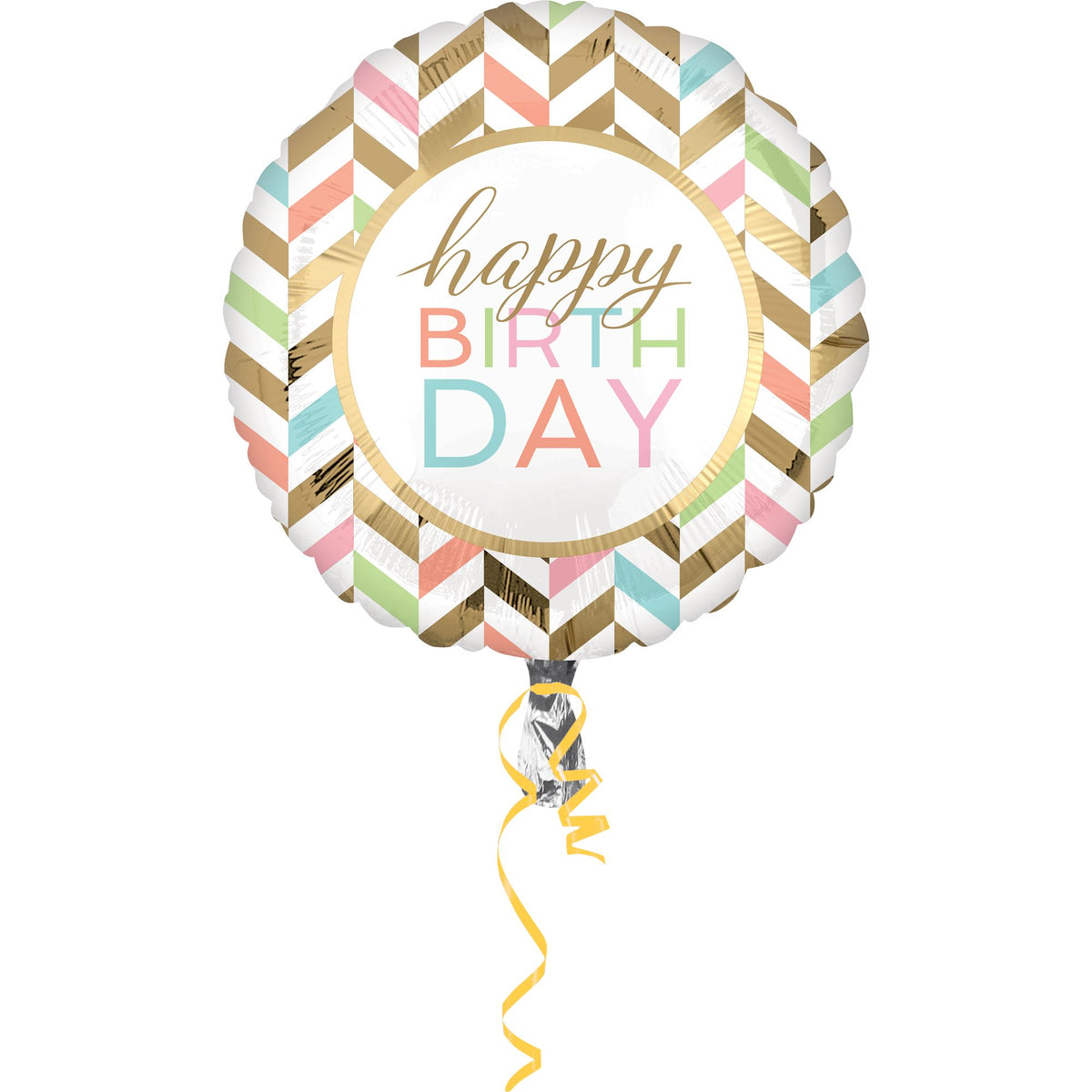 Pastel Celebration Foil Super Shape Balloon - Pack of 2
