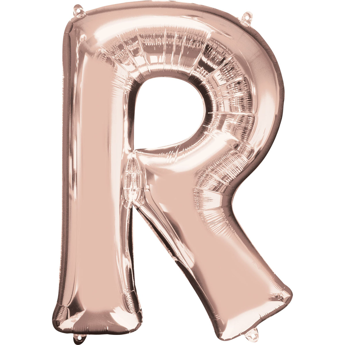 Rose Gold Letter R Foil Balloon - Pack of 5