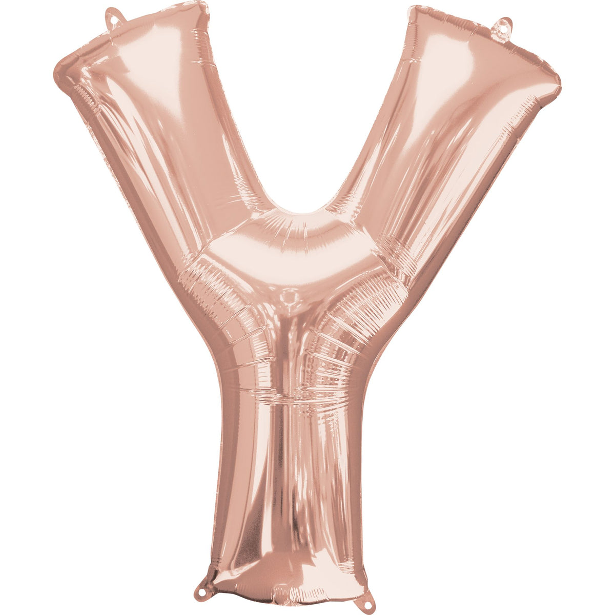 Rose Gold Foil Letter Y Balloon - Pack of 5