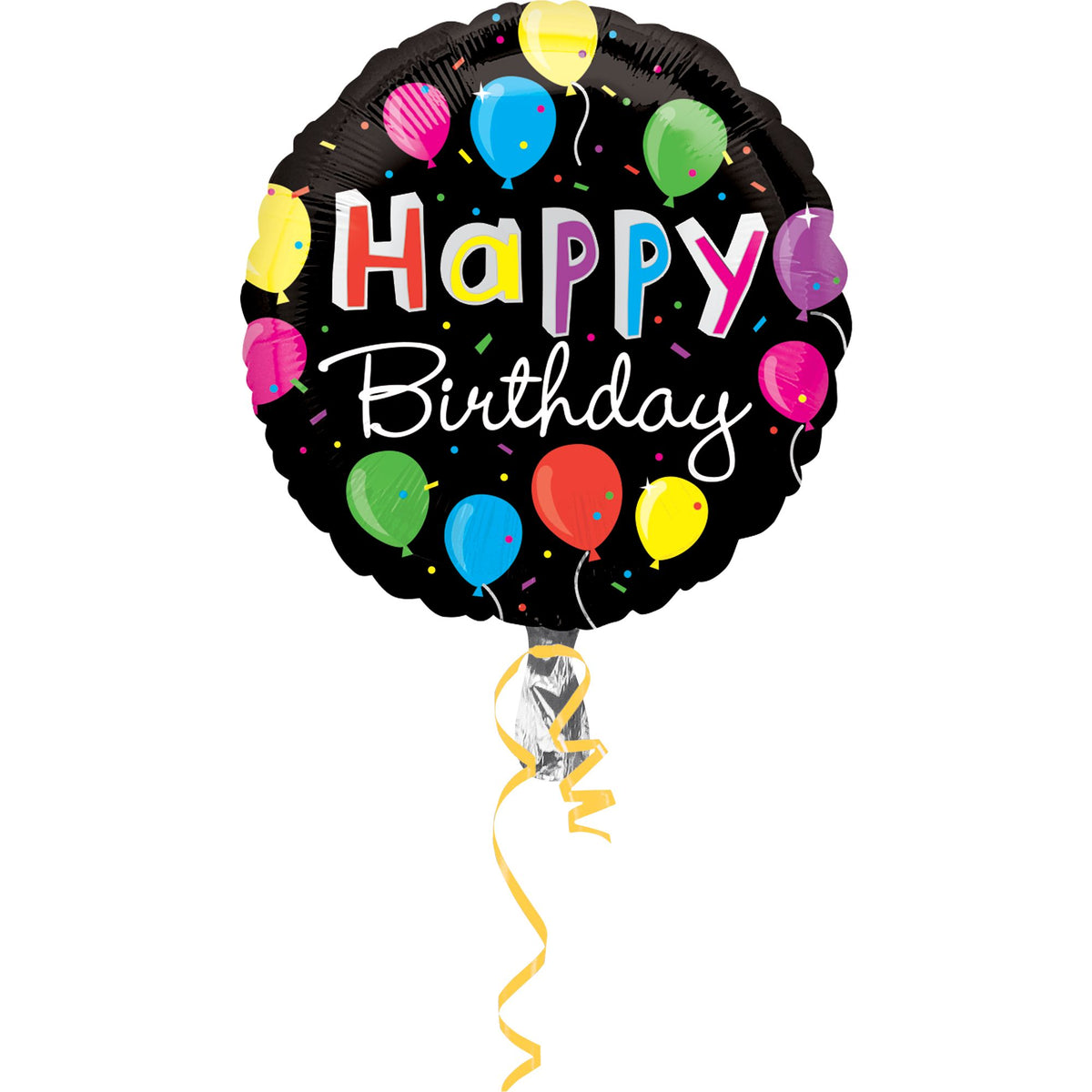 Bright Birthday Balloons 18 Foil Balloon - Pack of 5