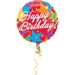 Vibrant Starburst Foil Balloon - 18 inch - Pack of 5
