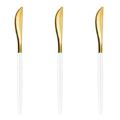 Trendables Knives Ivory/Gold | 40 Count